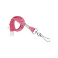 5/8" Flat Awareness Breakaway Lanyard w/ Swivel Hook